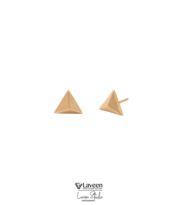 گوشواره مثلث سه بعدی