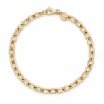 دستبند طلا مدل هرمس ریز تخت