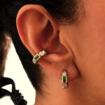 گوشواره طلا میخی مدل آمیتیس - Image 2