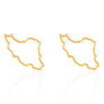 گوشواره طلا میخی مدل ایران