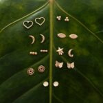گوشواره طلا میخی مدل دایره مقعر - Image 2