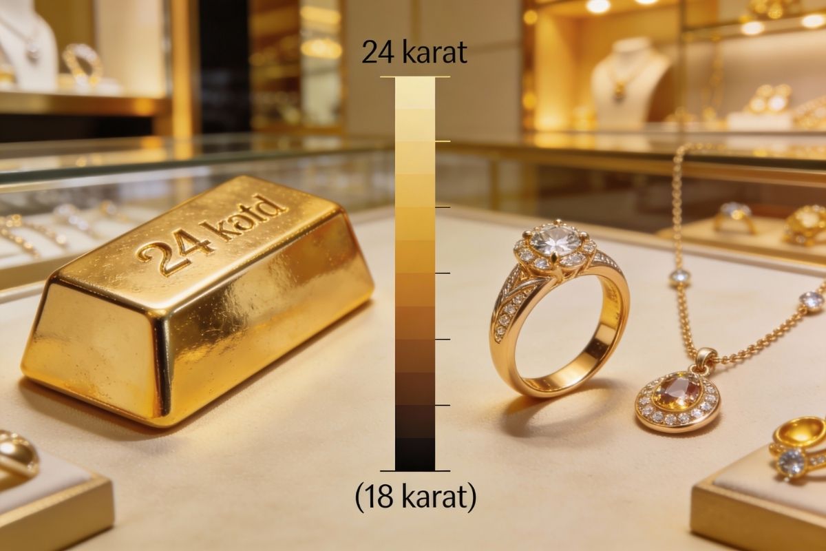 تفاوت طلا و جواهر از نظر عیار